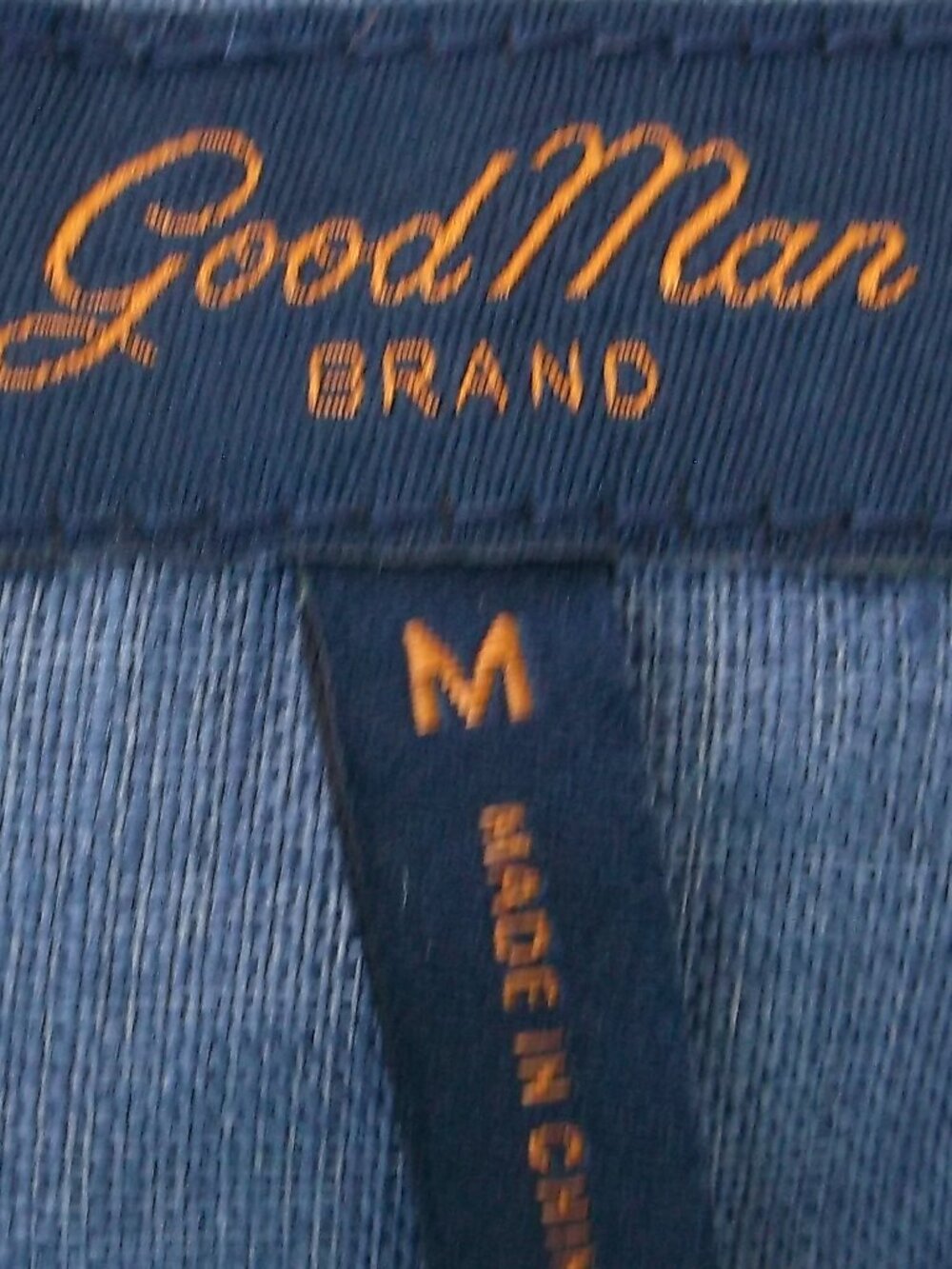 Men’s Good Man Brand Polo Shirt Medium – Sky Blue, Like New - Picture 4 of 5